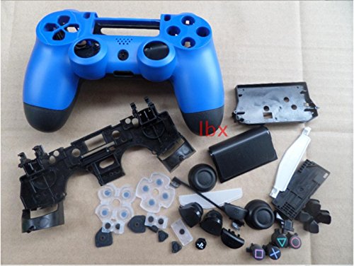 YHC Replacement Repair Matt Housing Shell+Buttons+Pad Case Part for PS4 PS 4 Controller DualShock4 4 Color Blue