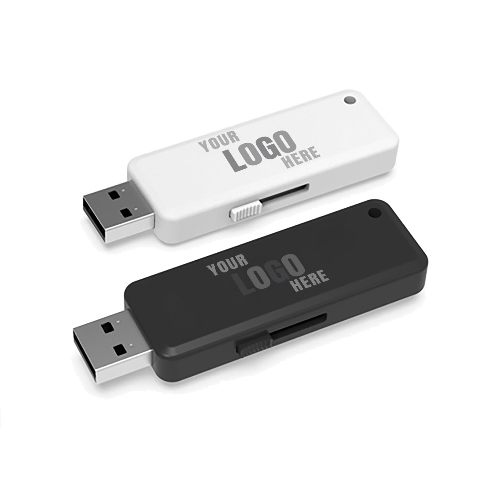 Niestandardowy suwak pendrive USB, 32 GB, 50 sztuk, chowane, konfigurowalne pendrive'y, spersonalizowany nadruk z logo USB, do biznesu, wydarzeń, świąt, wesel