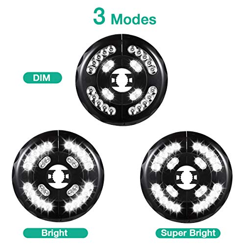 OYOCO Rechargeable Umbrella Light Cordless Umbrella Pole Light for Patio Umbrellas,Camping Tents or Outdoor Use (Cool White, L-2inch)