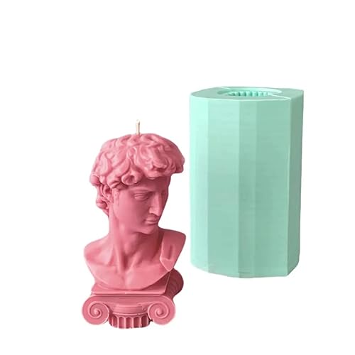 Miniatura 2 de 3d Torso Body Unique Mold For Resin Women Soy Wax Candles Silicone Goddess Soap Handmade David Mold,Epoxy Resin Art Handmade Supplies (David mold