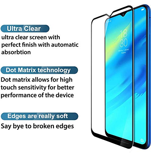 Image of Screen Protector for Samsung Galaxy A12 | A32 (Black) Tempered Glass Edge-to-Edge 6D Screen Guard With Installation Kit