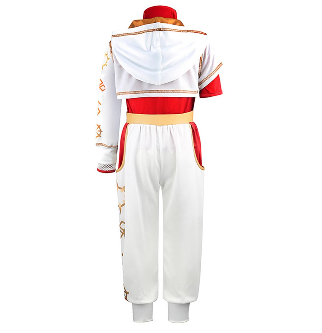 Delanhon Girls Zombies Costume Cheerleader Halloween Cosplay Kids Party Fancy Dress Up Outfits for 4-13 Years(pant,5-6 Years) - Image 3