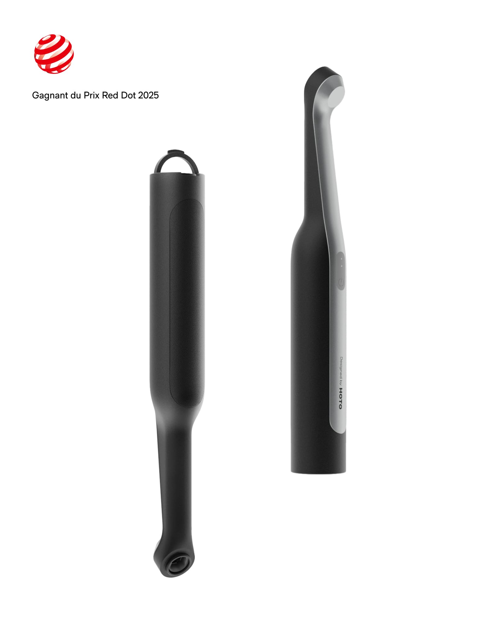 HOTO Wand™ Brosse Nettoyage Electrique Rechargeable IPX7 Étanche, Brosse Électrique Nettoyante Rotative | 12 Têtes Interchangeables - Joints, coins, cuisine & salle de bain