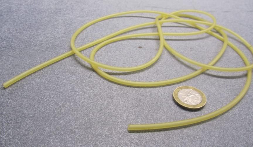 Latex Rubber Round Tubing 40A .125" (1/8") OD x .062" (1/16") ID x 10 Ft. Length 1 Roll