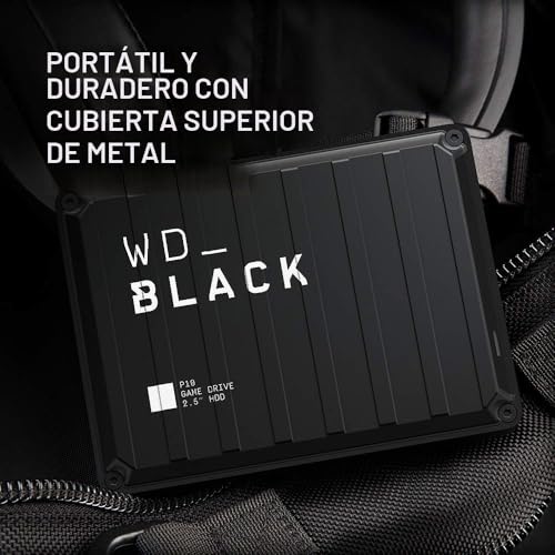 Miniatura 6 de Wd Black P10 2tb Game Drive Hdd Portátil, Usb 3.2 Gen 1, Hasta 130 Mb S, Type-A Compatible Con Playstation, Xbox, Pc Y Mac