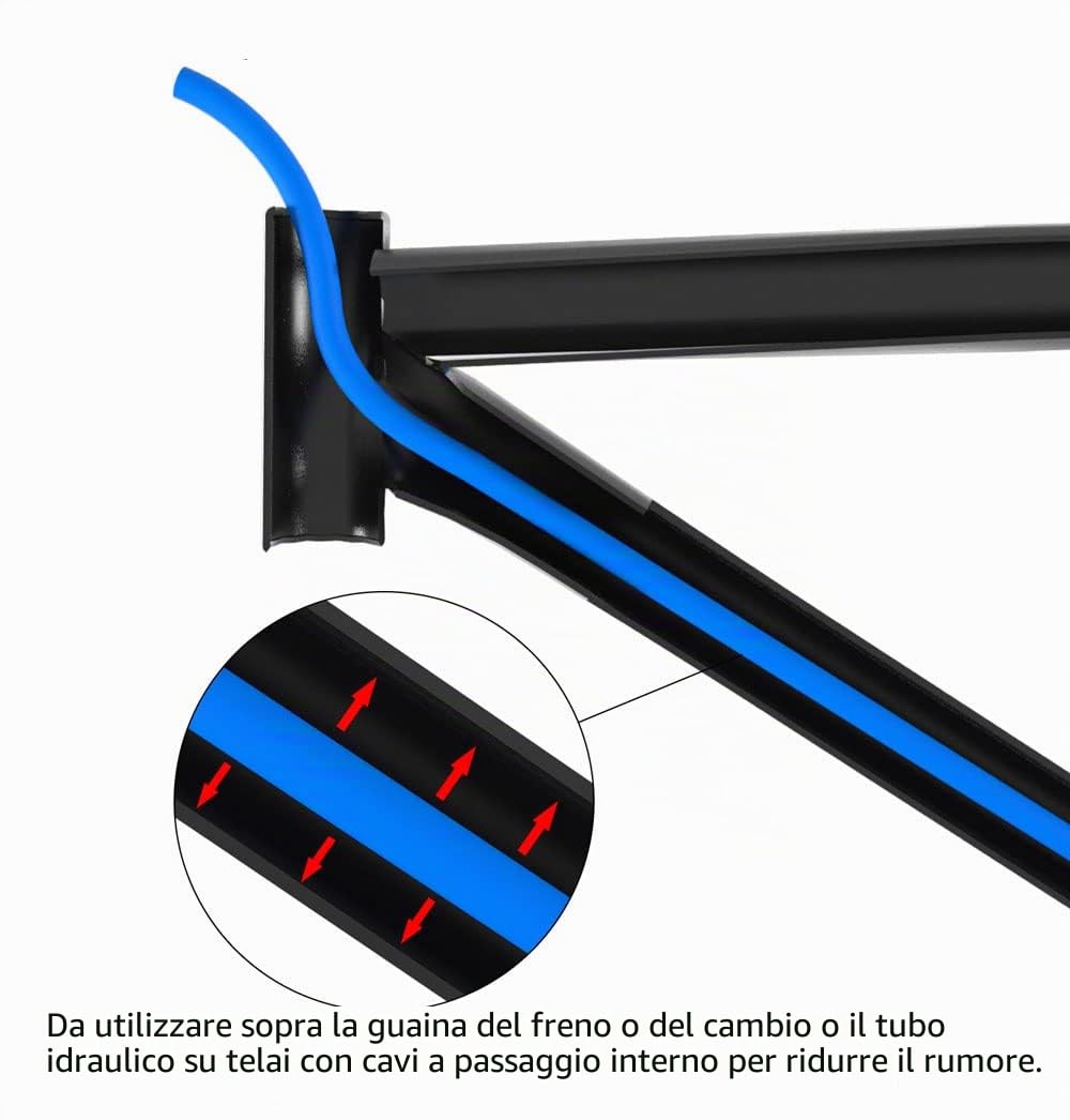 1,5 M/Lot Bike Telaio Interno Alloggiamento Ammortizzatore 6mm Schiuma Manicotto Tubo Della Bicicletta Cavo Shift/Freno/Tubo idraulico