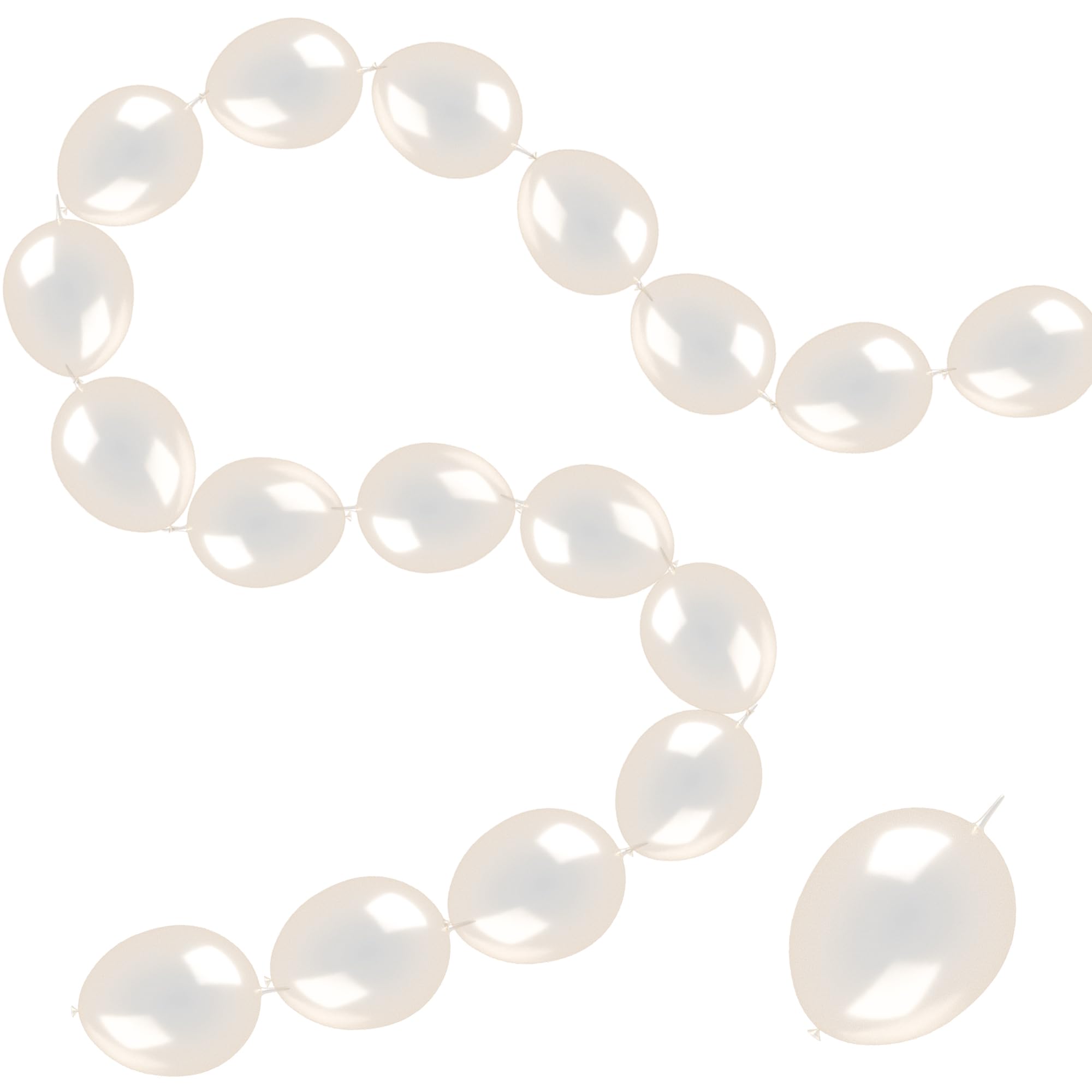 100 Pcs Quick Link Balloons Clear 6 inch, Latex Linking Balloons for Balloon Wall/Arches/Chains, Birthday Party Wedding Anniversary Graduation Arch