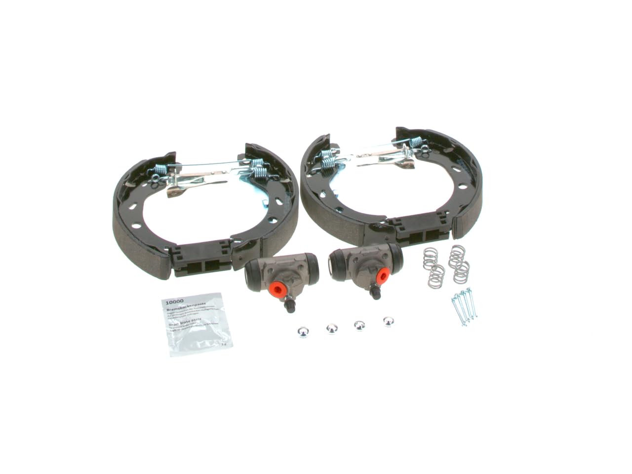 Bosch KS649 Kit Super Pro Kit de freno trasero de tambor 1 juego completo premontado
