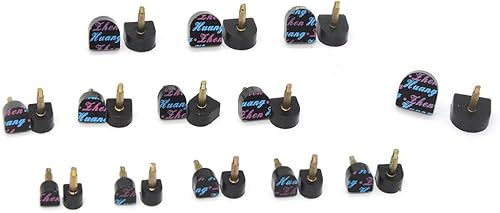 Miniatura 4 de Juego de 13 pares de puntas de aguja de repuesto de alicates de tacón alto, incluye 13 pares de puntas de roscas en diferentes tamaños y alicates de