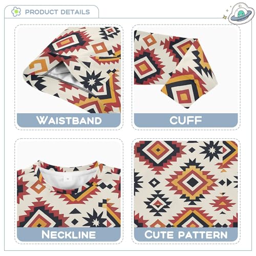 Wudan Tribal Pattern Big Boys Hooded Sweatshirt Fleece Tops Clothing Shirts3