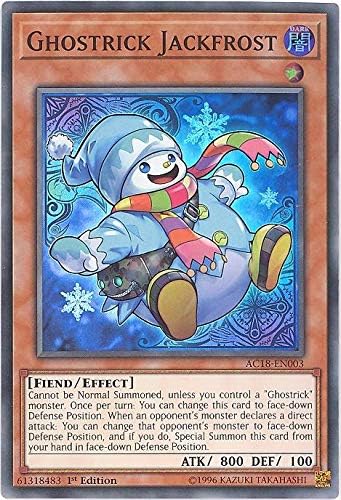 Yu-Gi-Oh! - Ghostrick Jackfrost - AC18-EN003 - Calendario de Adviento 2018-1 Edición - Super Raro