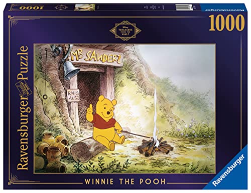 Ravensburger Disney Treasures from The Vault Winnie The Pooh 1000 Piece Jigsaw Puzzle for Adults â€“ Every Piece is Unique, Softclick Technology Means Pieces Fit Together Perfectly - Amazon Exclusive