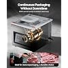 VEVOR Chamber Vacuum Sealer, 320W Sealing Power, Vacuum Packing Machine for Wet Foods, Meats, Marinades and More, Compact Size with 12.6 in Sealing Length, Applied in Home Kitchen and Commercial Use