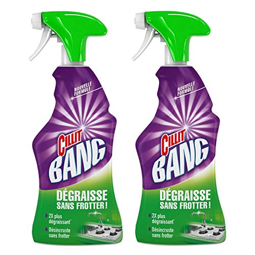 CILLIT Lot de 2 Pistolets Nettoyant Surpuissant Dégraissant - 750 ml
