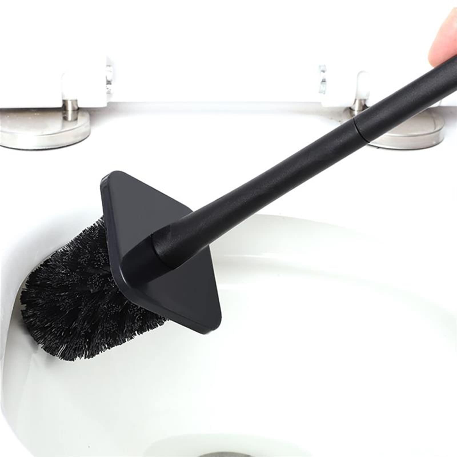 Przenośna szczotka do WC z uchwytem Ścienne plastikowe szczotki do WC Zestaw narzędzi do czyszczenia łazienki Akcesoria łazienkowe Środek do czyszczenia domu