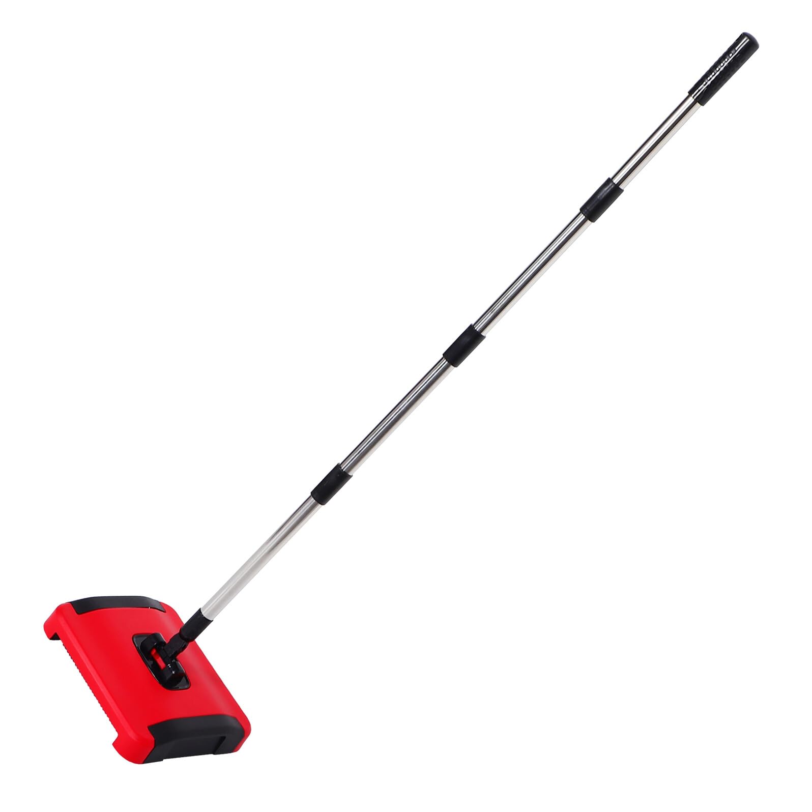 Cabilock Nettoyeur de Tapis Sol Manuelle Multifonctionnelle avec Brosses Rotatives, Balai en Pp et Acier Inoxydable pour Poils D'animaux à Domicile