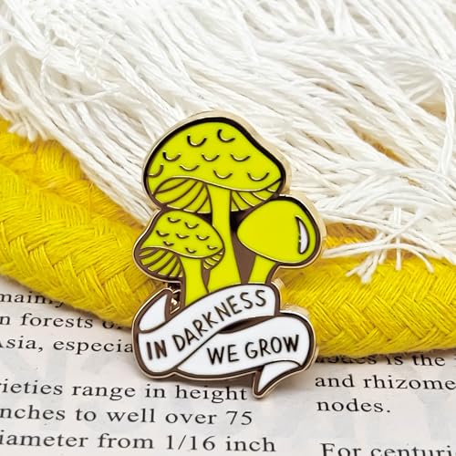 Cute Mushroom Badge Pin - Fun Series - Enamel Lapel Pin - Plated Badge for Clothing, Bags, and Lanyards3