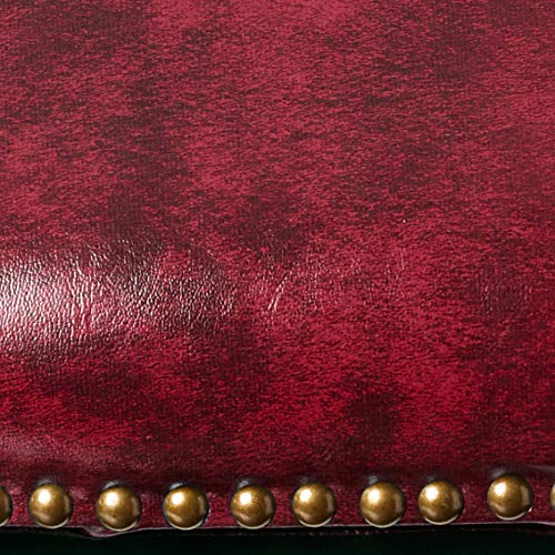 Boss Captain’s Chair In Burgundy Vinyl #TOP6