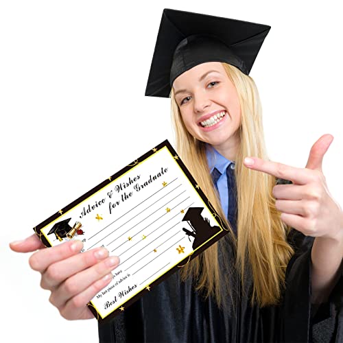 Image of Graduation Advice Cards - 50-Pack Graduate Party Supplies 2026 Advice for the Graduate Graduation Decorations Party Favors Table Games Personalized Graduations Cards