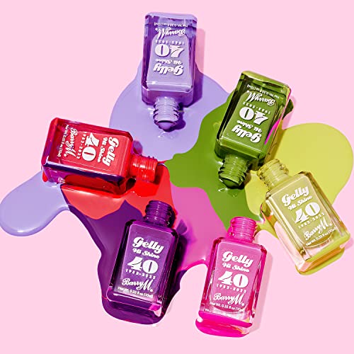 Barry M Gelly Nail Paint, Gummy Bear, shade Purple - Image 3