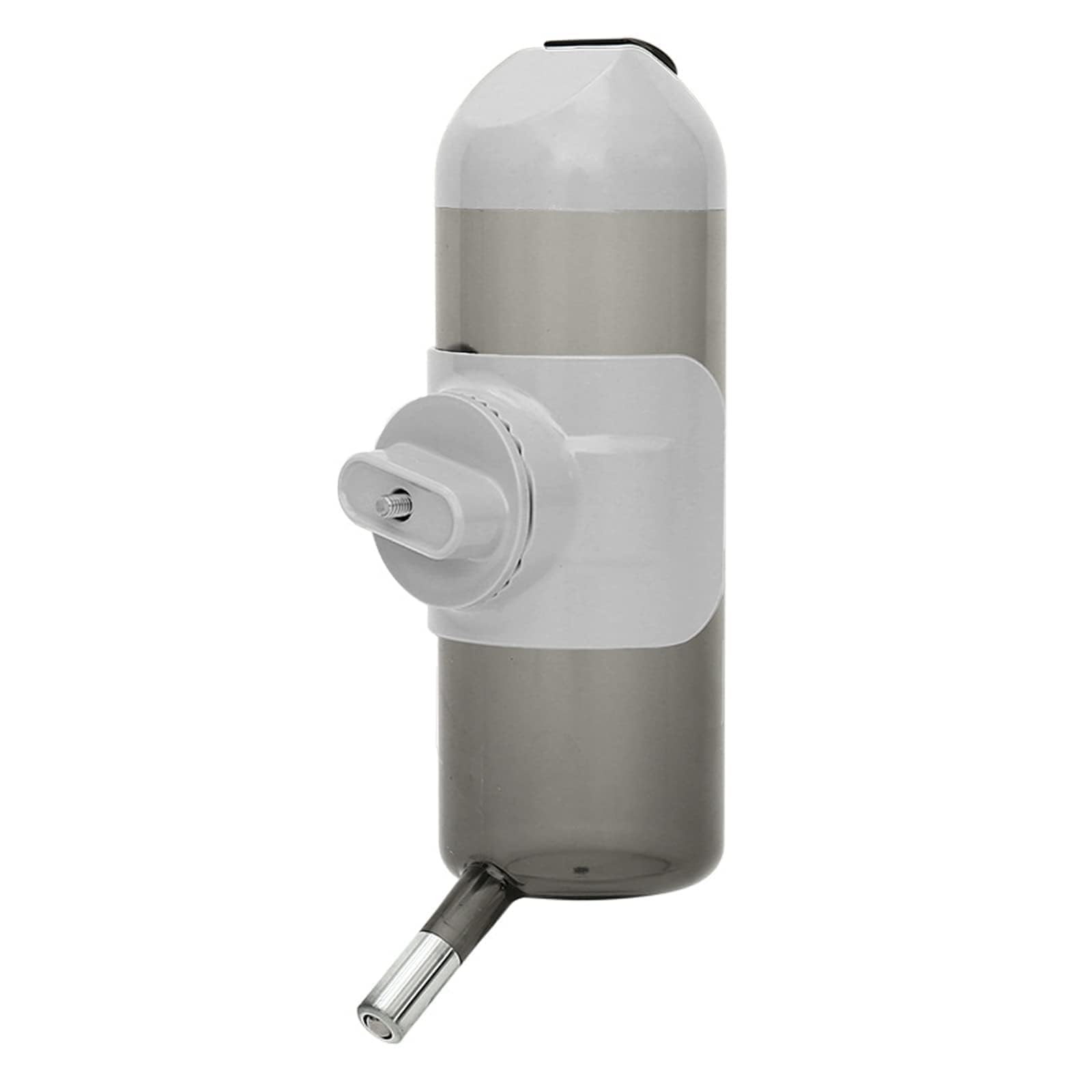 Dispensador de Agua Perros para Jaula, 700ml Bebedero Perro, Sin Goteo Botella Agua Perro, Mascotas Bebedero Perro Automatico para Perro Gato Conejo (Gris)