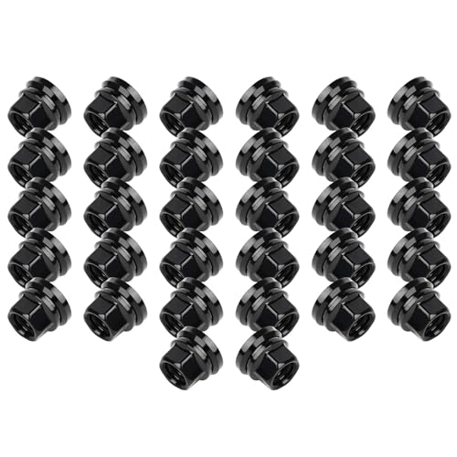 ECCPP M14x1.5 Black Lug Nuts 0.94 Tall Open End Wheel Lug Nuts Factory Style 32 Pieces fit for 2003-2009 for Ford F-250 2003-2019 for Ford F-250 Super Duty