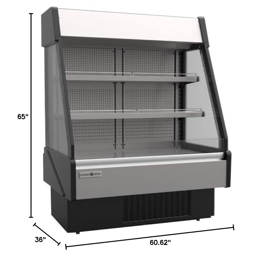 Hydra-Kool KGL-RM-60-S Refrigerated Merchandiser with dimensions