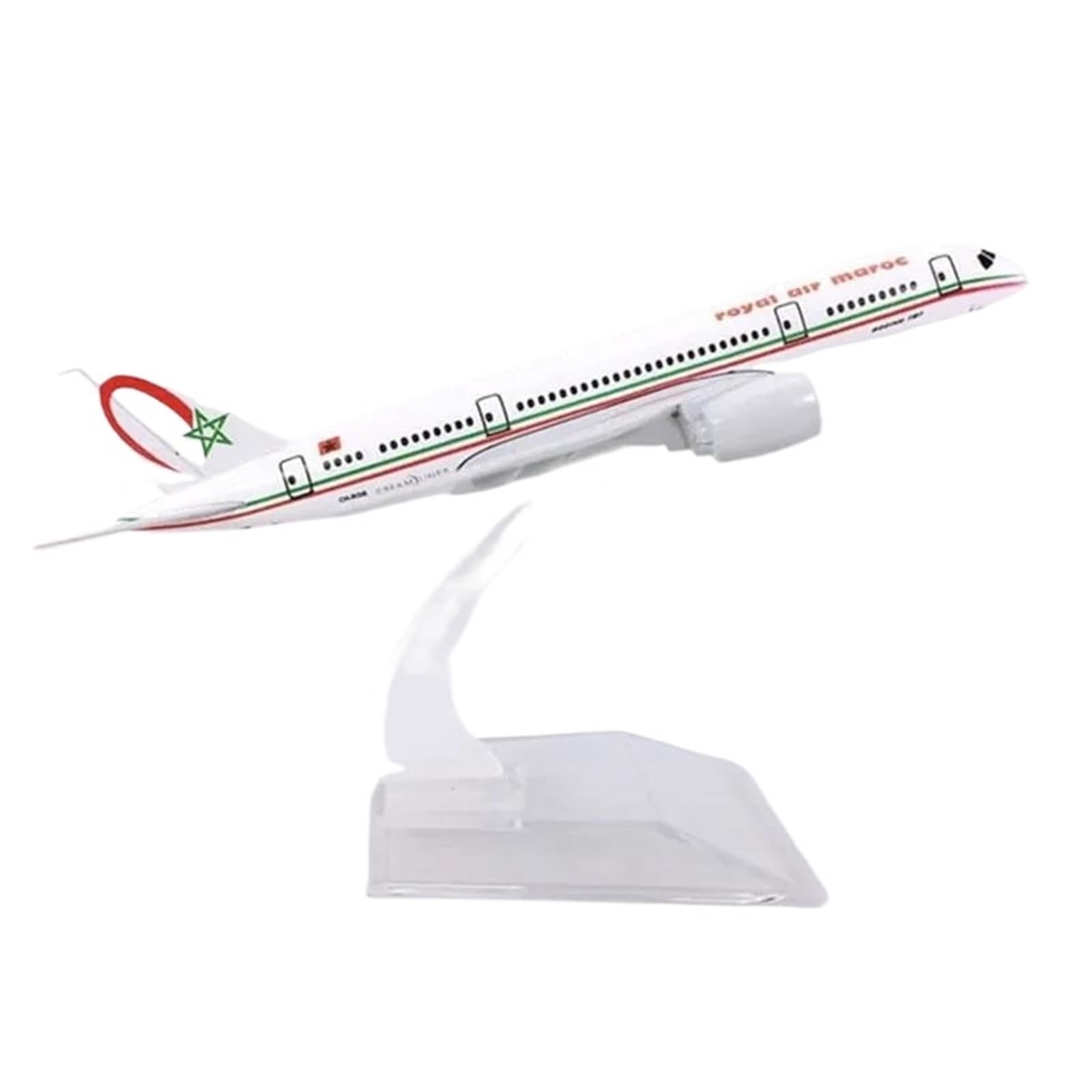 Replica Aircraft Models 14CM 1:400 Scale Model Aircraft for Royal Air Moroccan Airlines B787 CN-RGB Diecast Airplanes Model Collectibles Miniature