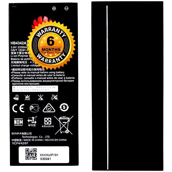 Image of Original HB4342A1RBC Battery Compatible with Huawei Honor 4A, 5A, (Y5 2 ii) Y6