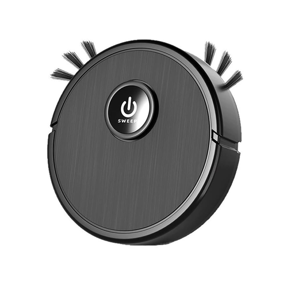 UDSKNV[KSL Auto Charge Smart Robot Vacuum Cleaner Sweep Mop 6000Pa Strong Suction Works for Pet Hair Hard Floors Black