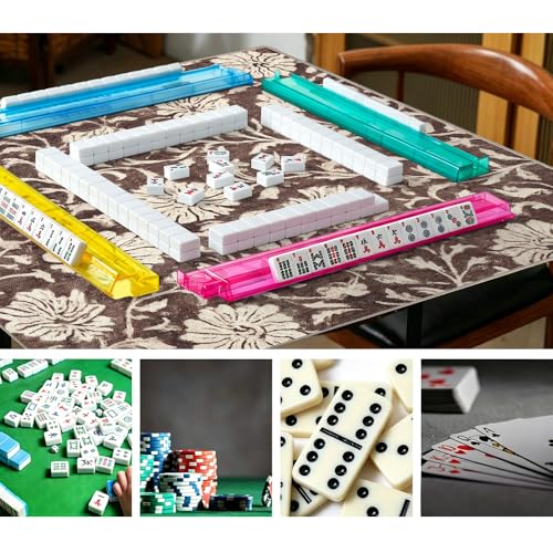 Tapete de Mahjong Vintage Floral Beige 33x33 pulgadas miniatura 3
