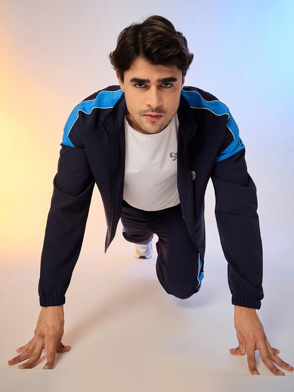 Image of SG Men's Tracksuit H3MTS8228 | Premium Sportswear | Multiple Colours & Sizes | Comfortable Athletic Track Suit for Gym, Running & Casual Wear