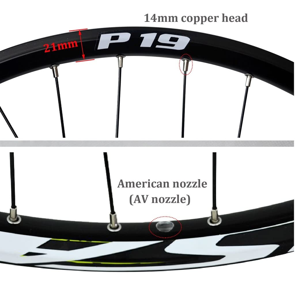 26 27,5 29 Pollici Ruote Bici MTB, Doppio Muro Lega di Alluminio Ibrido/Montagna Cerchio per Bicicletta Freno a Disco 2250g per 7-12 velocità