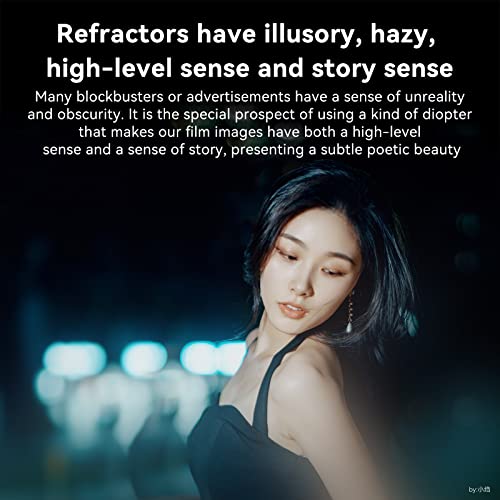 7artisans Handheld Split Diopter Lens Filter Universal Glass Accessories for Special Effects Photography Semicircular Flexible Foreground Blur Prism (+2 for Focus 35-85mm) - Image 3