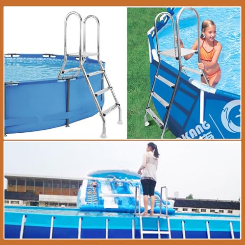 Escalera para piscina de acero inoxidable 304 miniatura 5
