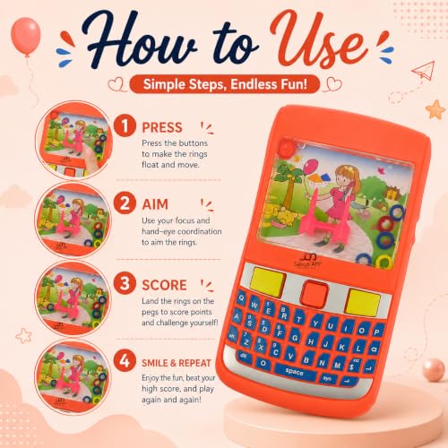 Image of Salvus APP SOLUTIONS Splash Fun: Kids Mobile Water Adventure Game, a Mobile Game Where Kids Explore Aquatic Worlds, Solve Puzzles, and Learn About Water Conservation (Orange 4x7 Inch)