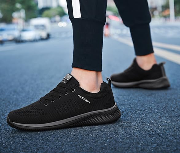 Tennis Shoes Mens Sneakers Breathable Mesh Walking Shoes Arch Support Orthopedic Athletic Workout Gym Running Shoe for Travel Jogging Sports Cross Training4