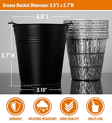 NUPICK 20-Pack BAC407 Grease Bucket Liner Compatible for Traeger by NUPICK - Used condition - Image 3