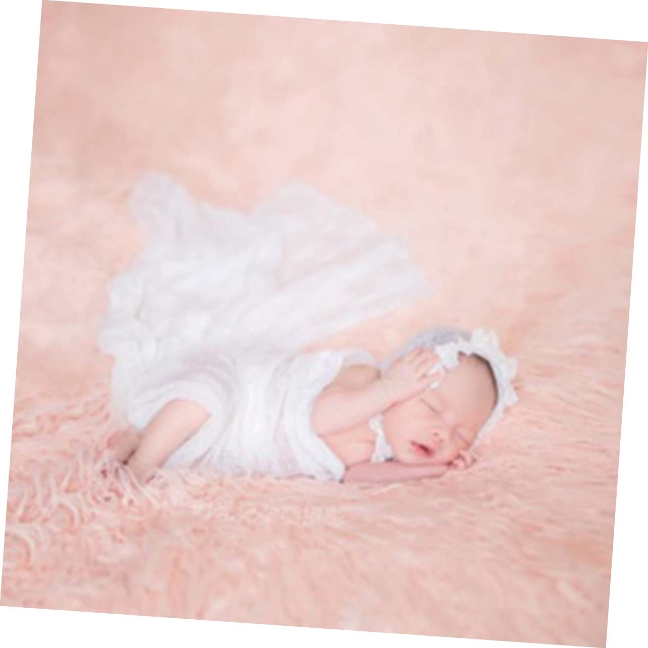 ifundom Set Di 3 Coperte Per Neonati Coperte Per Neonati Traspiranti Panni Da Bagno Per Bambini Fascia Multiuso Bianche 2 Pezzi*3