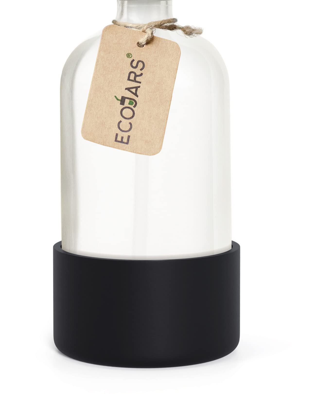 Black Silicone Coaster Accessory for Eco Jars Boston Soap Dispensers