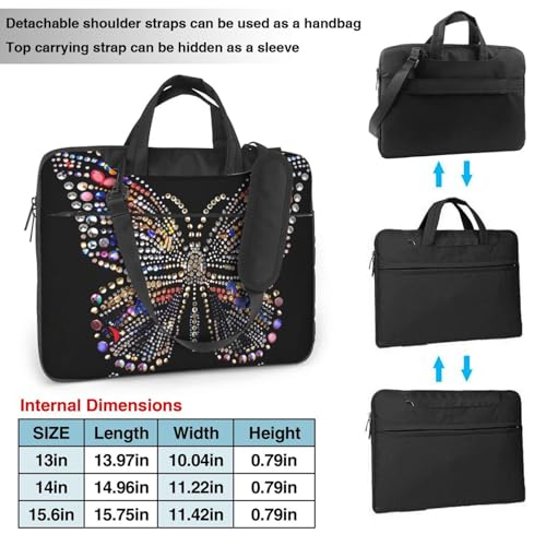 Laptop Tote Bag Laptop Tote Bag Travel Business Computer Bag Work Bag for Men Women with Rhinestones2