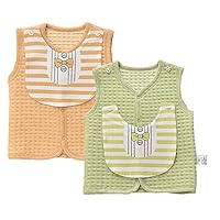 Algopix Similar Product 8 - luyusbaby Baby Cotton Warm Vests Unisex