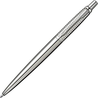 باركر Parker Jotter Stainless Steel Diagonal Ballpoint Pen