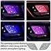 2pcs Bling Car Inner Door Bowl Crystal Accessories Compatible with Mercedes Benz 22-26 C C300 E S Class GLC CLE EQE/EQS 2022-2026 Bling Rhinestone Sticker Shiny Accessories Decorate