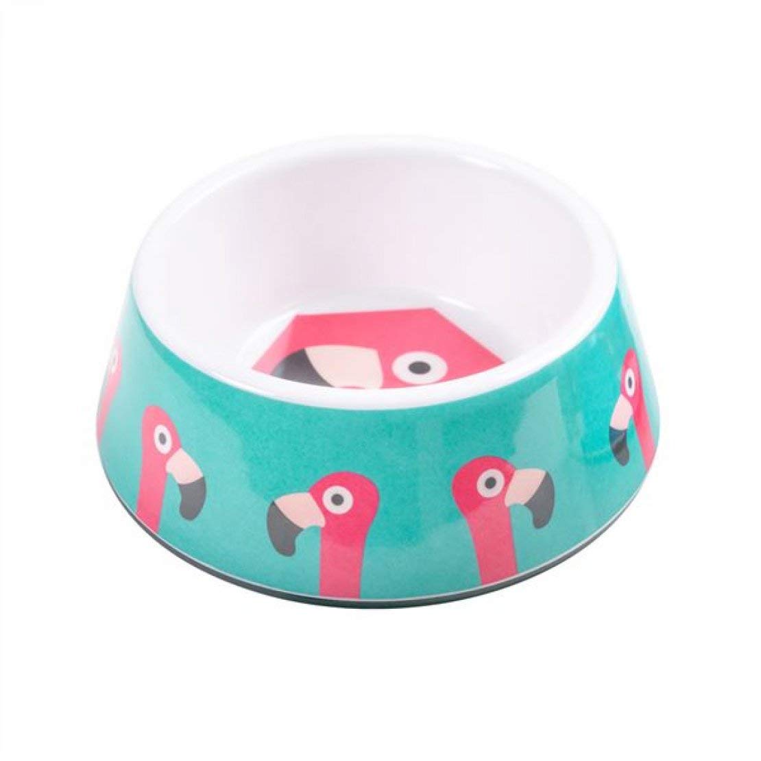 Ministry Of Pets Melamine Non-slip Pet Bowl Flamingo Large 480ml,blue flamingo