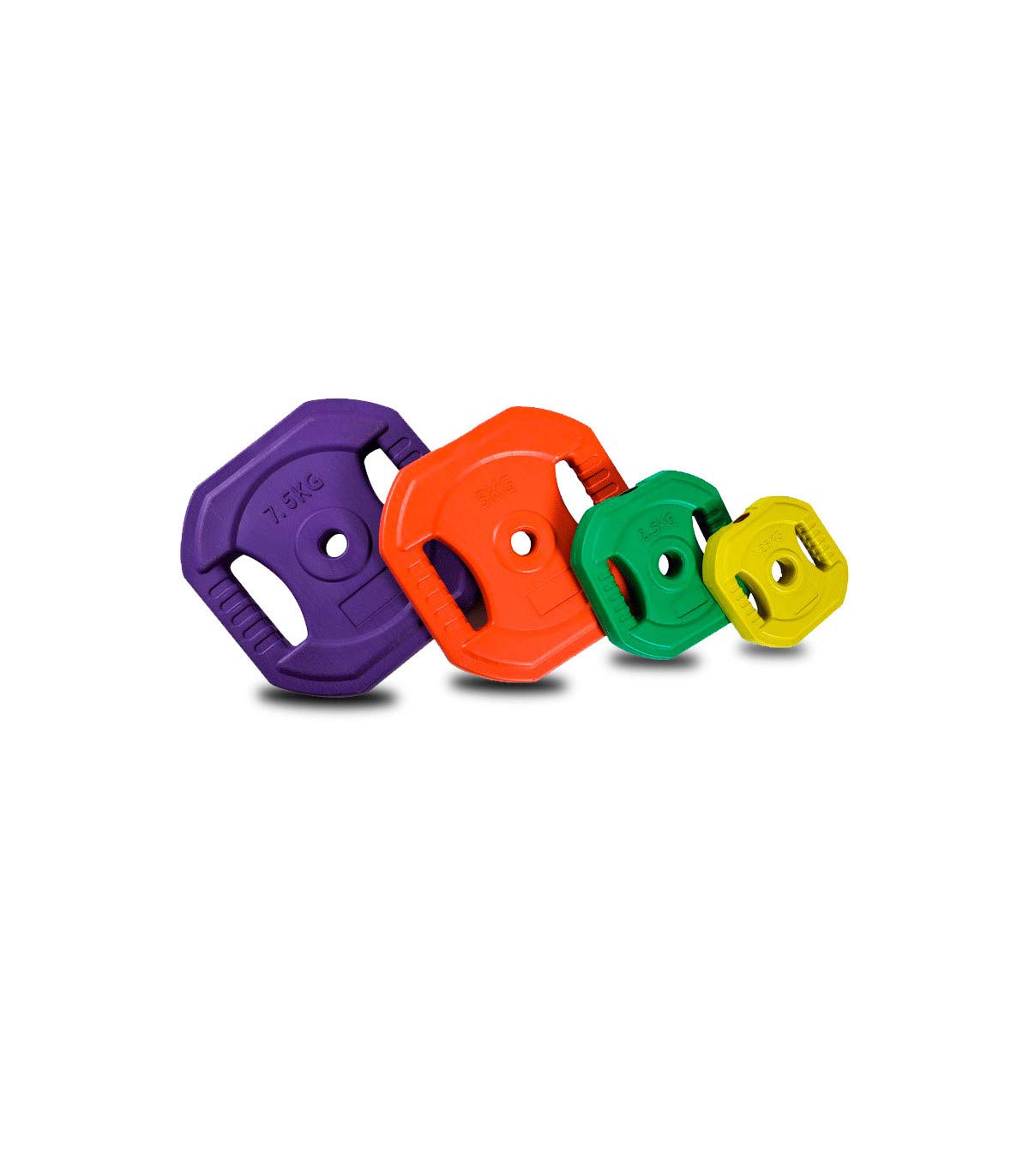 Wonduu Set de Pesas Barra Pump con Barra y Discos de Colores