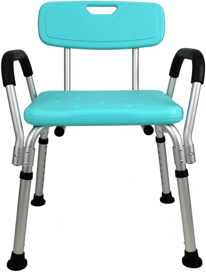 Shower Chair with Arms and Back Adjustable Height Bath