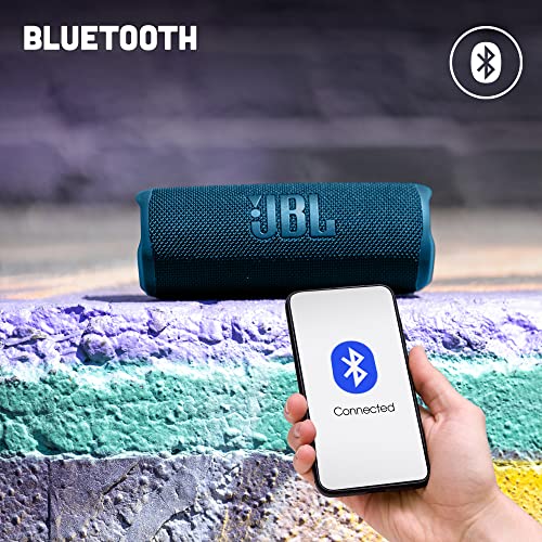 JBL Flip 6 Wireless Portable Bluetooth Speaker Pro Sound, Upto 12 Hours Playtime, IP67 Water & Dustproof, PartyBoost & Personalization App (Without Mic, Blue) view 2