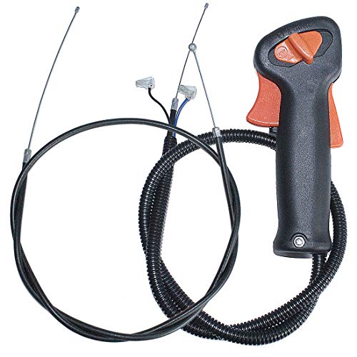 AUMEL 4137-180-1109 Throttle Handle Cable Switch Kit For Stihl FS75 FS85 Trimmer Brush Cutter (U-Handle Models Cable)