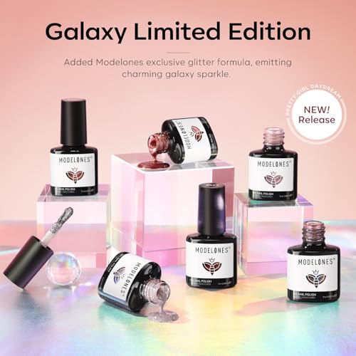 Image of modelones Gel Nail Polish Set Chameleon 6 Colors Dark Brown Coffee Nail Polish